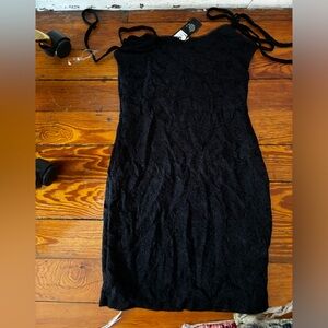 fashionnova mini bodycon lace dress